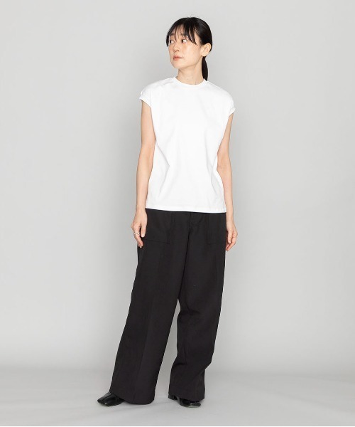 kuros'(クロス)の「【kuros’オリジナル】mono-kuros' ノースリーブTシャツ(Tシャツ/カットソー・レディース・ブラック/ホワイト・MEDIUM/SMALL)」の19枚目の写真