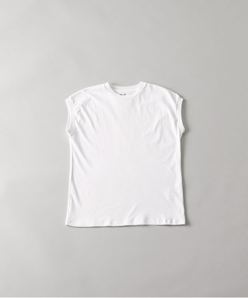 kuros'(クロス)の「【kuros’オリジナル】mono-kuros' ノースリーブTシャツ(Tシャツ/カットソー・レディース・ブラック/ホワイト・MEDIUM/SMALL)」の4枚目の写真