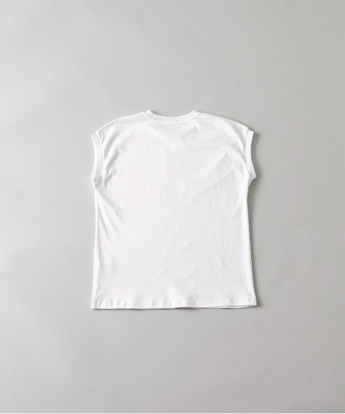 kuros'(クロス)の「【kuros’オリジナル】mono-kuros' ノースリーブTシャツ(Tシャツ/カットソー・レディース・ブラック/ホワイト・MEDIUM/SMALL)」の5枚目の写真
