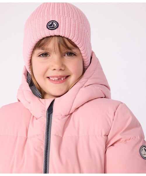 PETIT BATEAU（プチバトー）の「中綿入りフードジャケット（ダウンジャケット/コート・キッズ・ライトイエロー/ライトピンク/ネイビー/グリーン・6YEAR/8YEAR/10YEAR/12YEAR）」の20枚目の写真