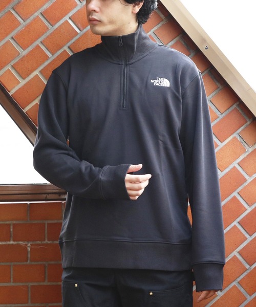 THE NORTH FACE（ザノースフェイス）の「THE NORTH FACE ハーフジップスウェット（スウェット・メンズ・ブラック/グレー・X-LARGE/LARGE/MEDIUM）」の5枚目の写真