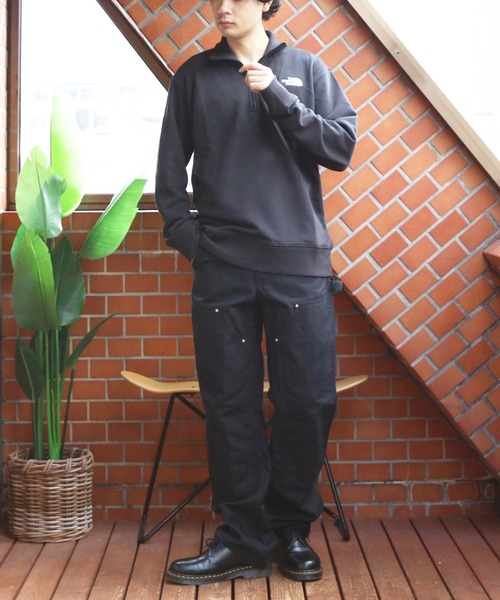 THE NORTH FACE（ザノースフェイス）の「THE NORTH FACE ハーフジップスウェット（スウェット・メンズ・ブラック/グレー・X-LARGE/LARGE/MEDIUM）」の9枚目の写真