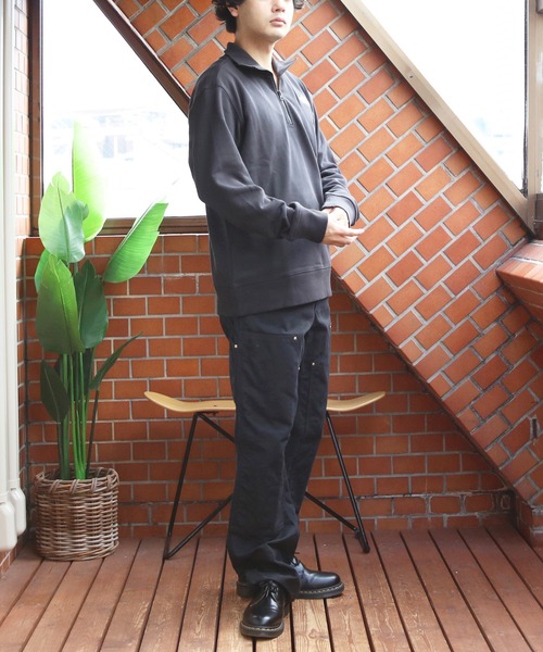 THE NORTH FACE（ザノースフェイス）の「THE NORTH FACE ハーフジップスウェット（スウェット・メンズ・ブラック/グレー・X-LARGE/LARGE/MEDIUM）」の12枚目の写真