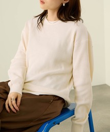 NAVY（ネイビー）の「nAvy リラックスFITワッフルロングTシャツ（Tシャツ/カットソー）」