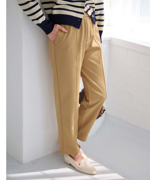 alotta(アロッタ)の「あったか裏起毛テーパードパンツ(その他パンツ・レディース・ダークブラウン/ネイビー/ブラック/キャメル・LL/L/3L/M)」の15枚目の写真
