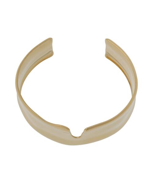 Te chichi（テチチ）の「ステンレスワイドスリットバングル（ブレスレット・レディース・シルバー/ゴールド・F）」の6枚目の写真