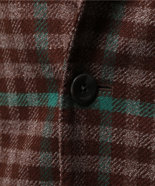 BOGLIOLI ビジネスジャケット チェック柄 ブラウン BOGLIOLI（ボリオリ）の「BOGLIOLI / 