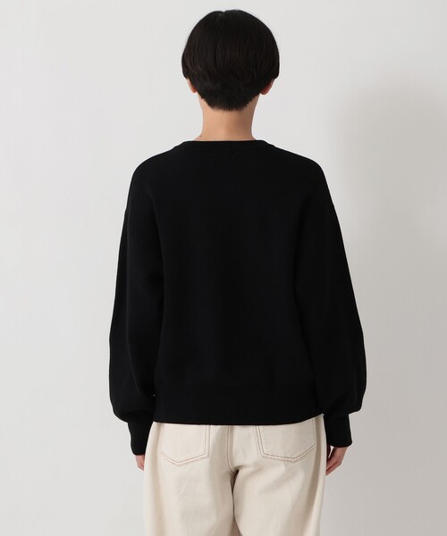 Afternoon Tea（アフタヌーンティー）の「MON JOURNALタイポグラフィージャカードプルオーバー（Tシャツ/カットソー・レディース・グレー/ベージュ/ブラック・MEDIUM）」の4枚目の写真