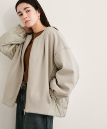 ADAM ET ROPE' アダムエロペ✨圧着中綿ブルゾン ADAM ET ROPE'｜アダムエロペのブルゾン（ナイロン）通販 - ZOZOTOWN