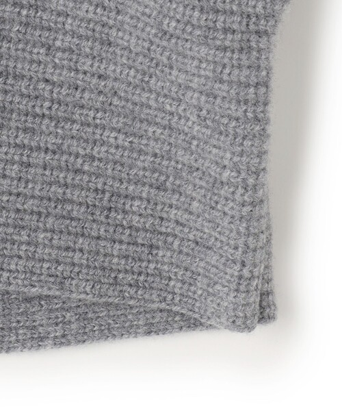 セール】【洗える】ウールカシミヤチャンキー クロップド スキッパー