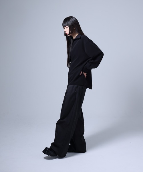 Ruze（ルゼ）の「Skipper shirt / スキッパーシャツ（シャツ/ブラウス・メンズ・ブラック・FREE）」の8枚目の写真