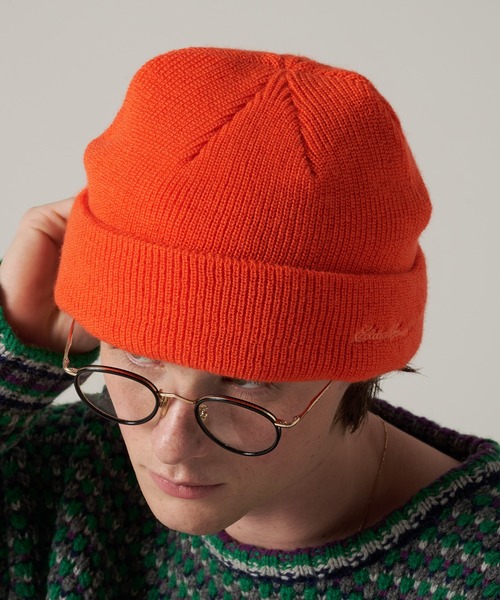 Eddie Bauer（エディーバウアー）の「men's FUDGE×Eddie Bauer | ロゴ刺繍 ワッチキャップ（ニットキャップ/ビーニー・メンズ・パープル/ダークグリーン/オレンジ/ブラック・F）」の8枚目の写真