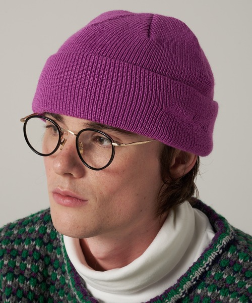 Eddie Bauer（エディーバウアー）の「men's FUDGE×Eddie Bauer | ロゴ刺繍 ワッチキャップ（ニットキャップ/ビーニー・メンズ・パープル/ダークグリーン/オレンジ/ブラック・F）」の15枚目の写真