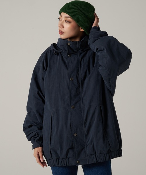 Eddie Bauer（エディーバウアー）の「men's FUDGE×Eddie Bauer | ロゴ刺繍 ワッチキャップ（ニットキャップ/ビーニー・メンズ・パープル/ダークグリーン/オレンジ/ブラック・F）」の14枚目の写真