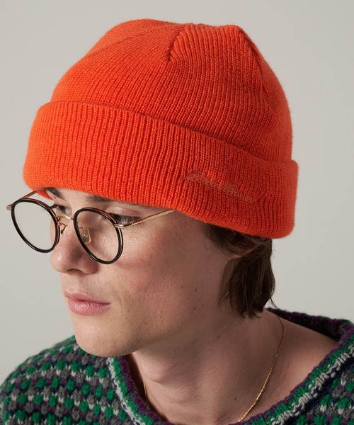 men's FUDGE×Eddie Bauer | ロゴ刺繍 ワッチキャップ（ニットキャップ