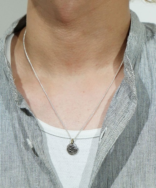 EGO TRIPPING(エゴトリッピング)の「an2052-FLASH 「E」 NECKLACE ネックレス(696200)(ネックレス・メンズ・シルバー・FREE)」の5枚目の写真