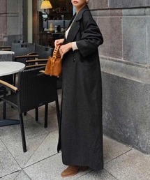 esutoreja（エストレジャ）の「ガンクラブチェックロングコート（チェスターコート）」