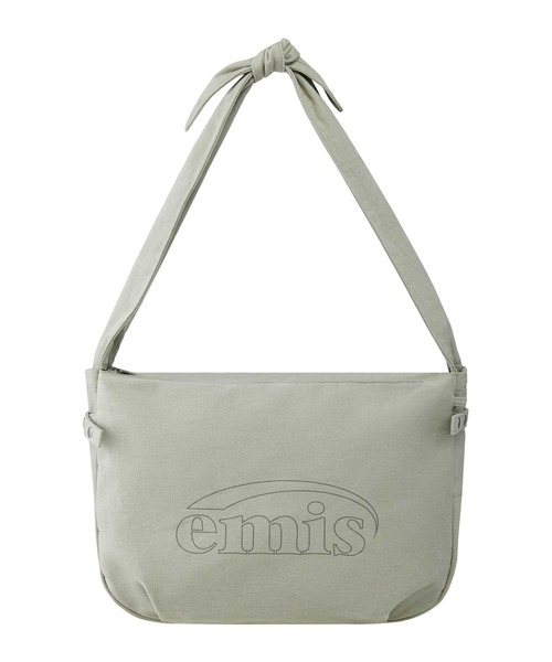 EMIS(イミス)の「VINTAGE COTTON CROSSBODY BAG(メッセンジャーバッグ・レディース・グレー/ベージュ・FREE)」の1枚目の写真