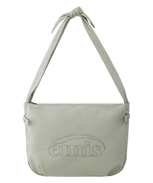 EMIS(イミス)の「VINTAGE COTTON CROSSBODY BAG(メッセンジャーバッグ・レディース・グレー/ベージュ・FREE)」の7枚目の写真