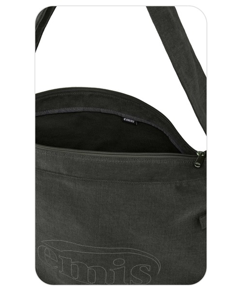 EMIS(イミス)の「VINTAGE COTTON CROSSBODY BAG(メッセンジャーバッグ・レディース・グレー/ベージュ・FREE)」の21枚目の写真