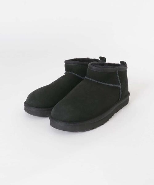 25cm UGG Classic Ultra Mini アグ　BLACK 黒 UGG CLASSIC ULTRA MINI（ブーツ）｜UGG（アグ）のファッション通販