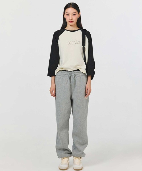 EMIS(イミス)の「(W) 3/4 SLEEVE RAGLAN T-SHIRT(Tシャツ/カットソー・レディース・ホワイト/ミックスグレー/クリーム・FREE)」の4枚目の写真