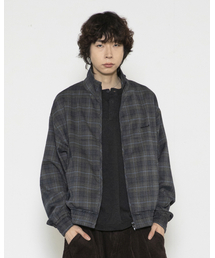 GLACK（グラック）の「GJ108 イージーハリントンジャケット (ネイビー)（MA-1）」