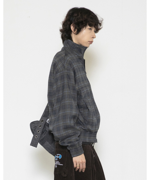 GLACK(グラック)の「GJ108 イージーハリントンジャケット (ネイビー)(ブルゾン・レディース・その他・LARGE/MEDIUM)」の7枚目の写真