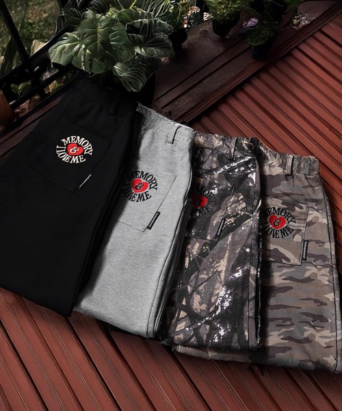 #MEMORY(メモリー)の「【MEMORY】バレルレッグ スウェットパンツ / Barrel Leg Sweatpants(スウェットパンツ・メンズ・ウッドランド/リアルツリーカモ/ブラック/グレー・M/L)」の5枚目の写真