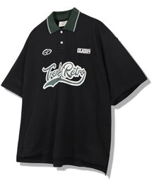 GUBIN | レトロカラーTシャツ - ブラック(ポロシャツ)