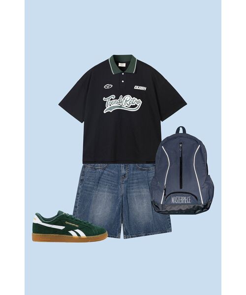 GUBIN（グビン）の「レトロカラーTシャツ - ブラック（ポロシャツ・レディース・その他・MEDIUM/LARGE）」の10枚目の写真