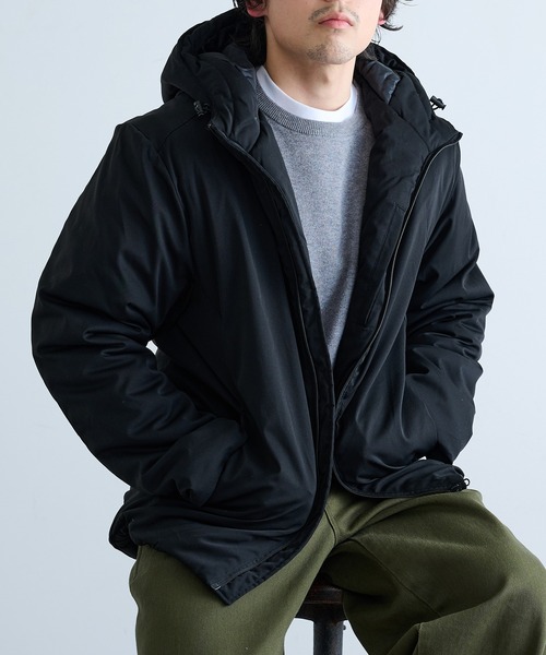 【HAUS】9452889 コットンタッチストレッチ中綿フードＪＫ