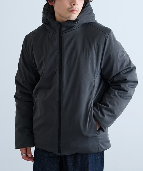 HAUS（ハウス）の「【HAUS】9452889 コットンタッチストレッチ中綿フードＪＫ（その他アウター・メンズ・チャコールグレー/ブラック・M/L/LL）」の8枚目の写真