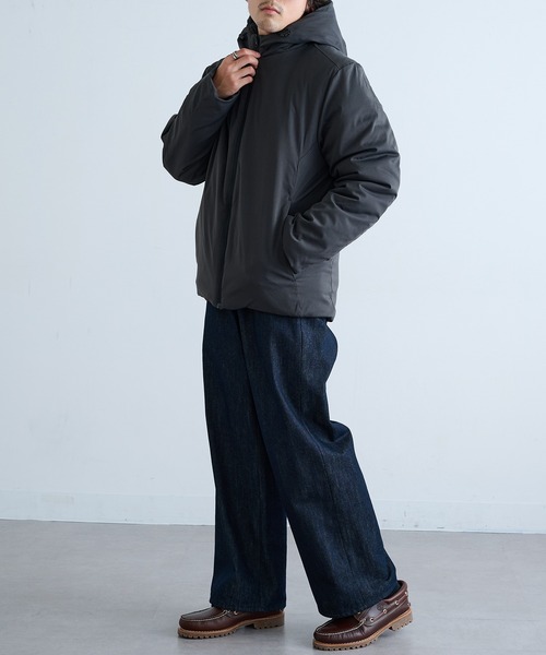 HAUS（ハウス）の「【HAUS】9452889 コットンタッチストレッチ中綿フードＪＫ（その他アウター・メンズ・チャコールグレー/ブラック・M/L/LL）」の14枚目の写真