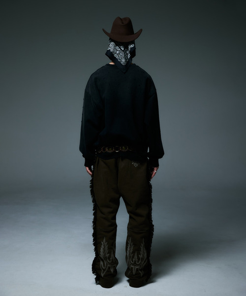 LIBERE(リベーレ)の「LIBERE リベーレ / HIGHNOON CREWNECK SWEAT ビッグシルエットハイヌーンクルーネックスウェット / 255222-255223(スウェット・メンズ・ブラック/グリーン・SMALL/MEDIUM/LARGE)」の5枚目の写真
