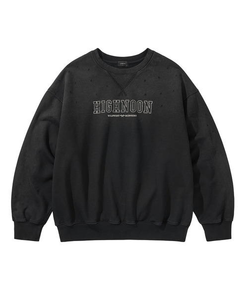 LIBERE(リベーレ)の「LIBERE リベーレ / HIGHNOON CREWNECK SWEAT ビッグシルエットハイヌーンクルーネックスウェット / 255222-255223(スウェット・メンズ・ブラック/グリーン・SMALL/MEDIUM/LARGE)」の6枚目の写真