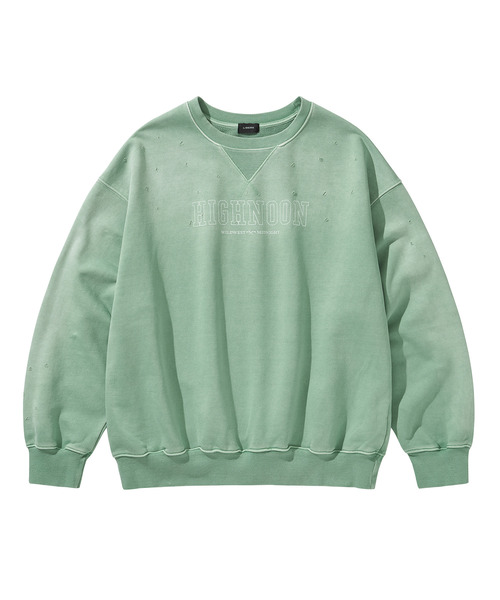 LIBERE(リベーレ)の「LIBERE リベーレ / HIGHNOON CREWNECK SWEAT ビッグシルエットハイヌーンクルーネックスウェット / 255222-255223(スウェット・メンズ・ブラック/グリーン・SMALL/MEDIUM/LARGE)」の17枚目の写真