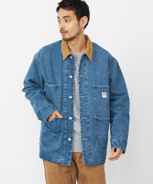 セール】EDWIN エドウィン カバーオール デニムジャケット