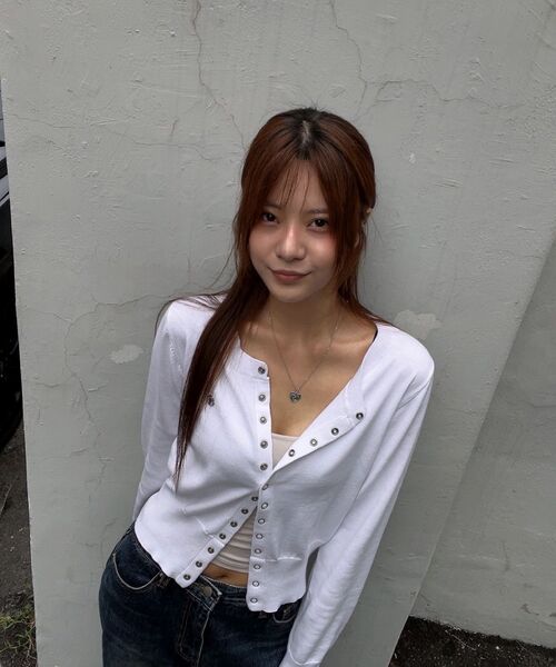 ROSEFRANTZ（ロゼフランツ）の「Eyelet Round Cardigan [Black]（カーディガン/ボレロ・レディース・ブラック・FREE）」の4枚目の写真