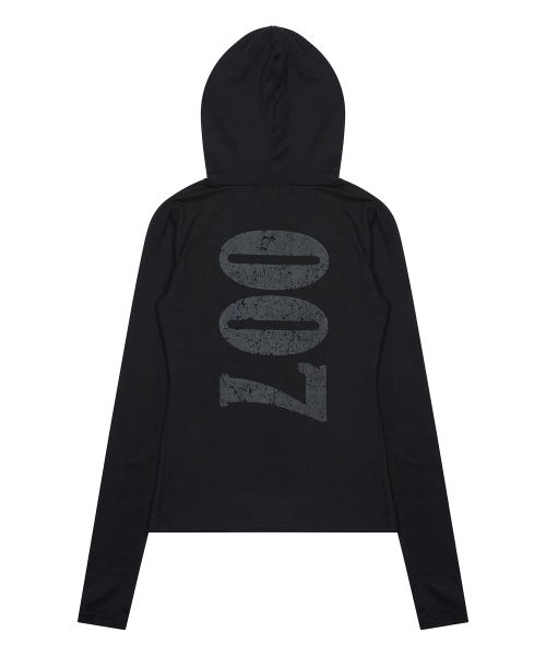 LUVISTRUE(ラヴイズトゥルー)の「GT 007 HOODED T-SHIRT(BLACK)(パーカー・レディース・その他・FREE)」の6枚目の写真