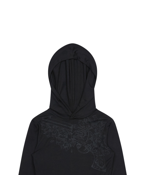 LUVISTRUE(ラヴイズトゥルー)の「GT 007 HOODED T-SHIRT(BLACK)(パーカー・レディース・その他・FREE)」の7枚目の写真