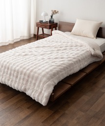 EMOOR（エムール）の「＋4℃ 2枚合わせポコポコ毛布 【エムールヒートプラス】 ふわふわタイプ/シングル（寝具）」