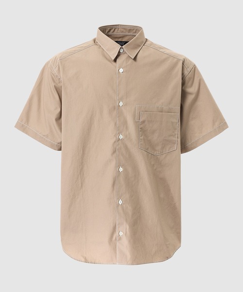 COMME des GARCONS HOMME(コム デ ギャルソン・オム)の「COTTON TYPEWRITER HALF SLEEVE SHIRT(シャツ/ブラウス・メンズ・ブラック/ベージュ・XS/S/M/L)」の2枚目の写真
