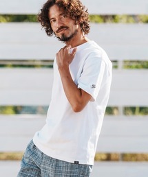 1minute 1second（ワンミニットワンセカンド）の「mt10109-10oz t-shirt with heart patch Tシャツ(1M26H260)（Tシャツ/カットソー）」