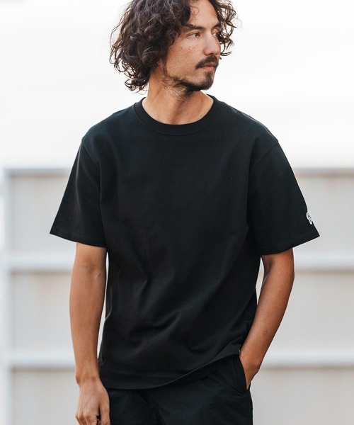 1minute 1second(ワンミニットワンセカンド)の「mt10109-10oz t-shirt with heart patch Tシャツ(1M26H260)(Tシャツ/カットソー・メンズ・グレイッシュベージュ/ブラック/ネイビー/ホワイト・S/M/L/XL)」の20枚目の写真