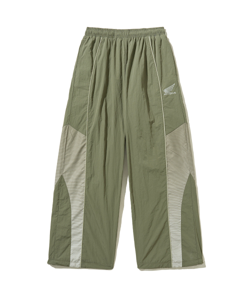PHYPS MOTORCYCLE(フィップスモーターサイクル)の「Speed Track Solid nylon Pants Khaki(スウェットパンツ・レディース・その他・SMALL/MEDIUM/LARGE/X-LARGE)」の3枚目の写真