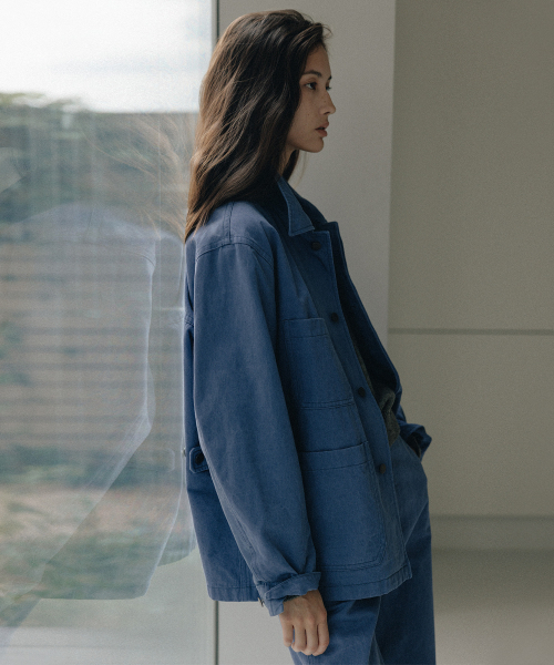 BLANKROOM HER(ブランクルームウーマン)の「(her) ウォーカースジャケット_ウォッシュドブルー(その他アウター・レディース・その他・1)」の2枚目の写真