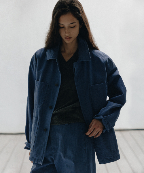 BLANKROOM HER(ブランクルームウーマン)の「(her) ウォーカースジャケット_ウォッシュドブルー(その他アウター・レディース・その他・1)」の4枚目の写真