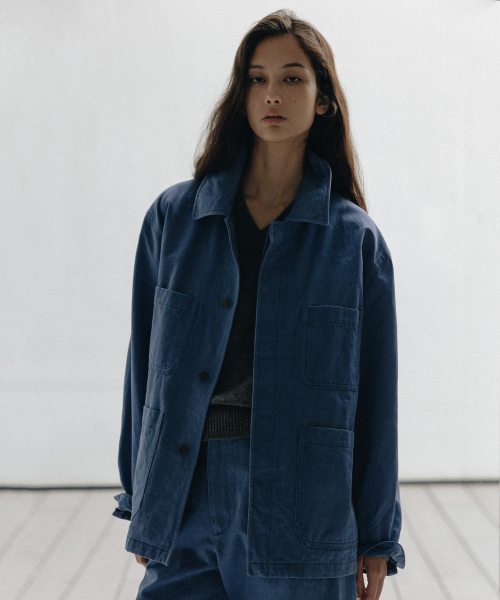 BLANKROOM HER(ブランクルームウーマン)の「(her) ウォーカースジャケット_ウォッシュドブルー(その他アウター・レディース・その他・1)」の5枚目の写真