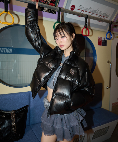 CHERRYQUIRI(チェリーキュリー)の「high beam puffer jk - black(ダウンジャケット/コート・レディース・その他・FREE)」の1枚目の写真